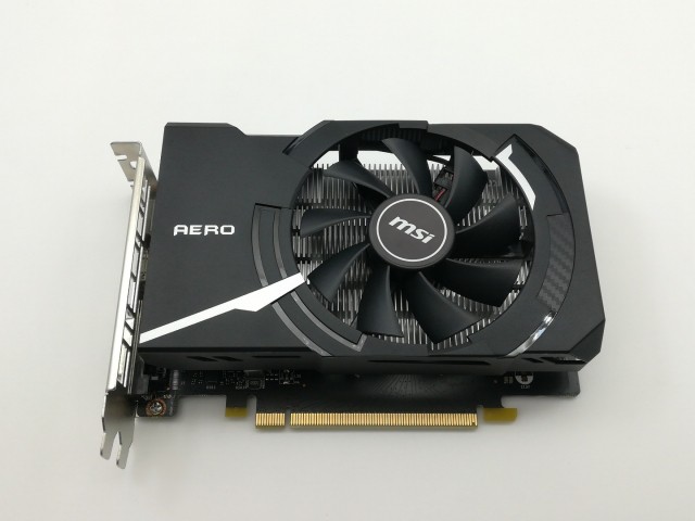 【中古】MSI GeForce GTX 1650 D6 AERO ITX OCV1 GTX1650/4GB(GDDR6)/PCI-E【神戸】保証期間１週間