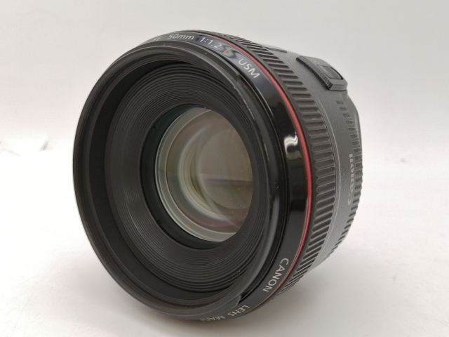 美品 キャノン Canon EF 50mm F/1.2L USM 防湿庫保管 超美品】