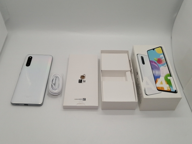 【中古】SAMSUNG UQmobile 【SIMフリー】 Galaxy A41 ホワイト 4GB 64GB SCV48【大須アメ横】保証期間１ヶ月【ランクA】_7