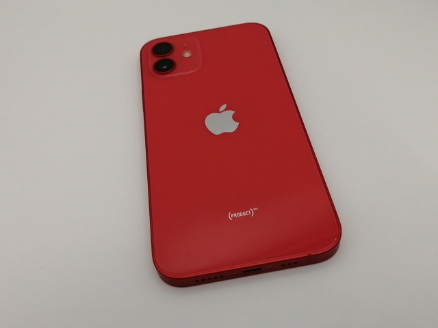 【中古】Apple 国内版 【SIMフリー】 iPhone 12 128GB (PRODUCT)RED MGHW3J/A【なんば】保証期間１ヶ月【ランクC】
