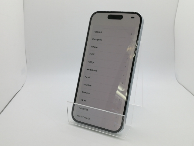 【中古】Apple 楽天モバイル 【SIMフリー】 iPhone 15 256GB ブルー MTMR3J/A【津田沼】保証期間１ヶ月【ランクB】_1