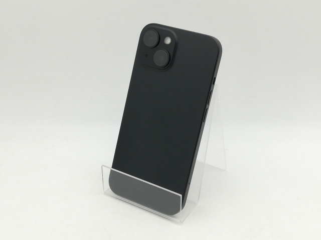 中古】Apple 国内版 【SIMフリー】 iPhone 15 128GB ブラック MTMH3J/A 
