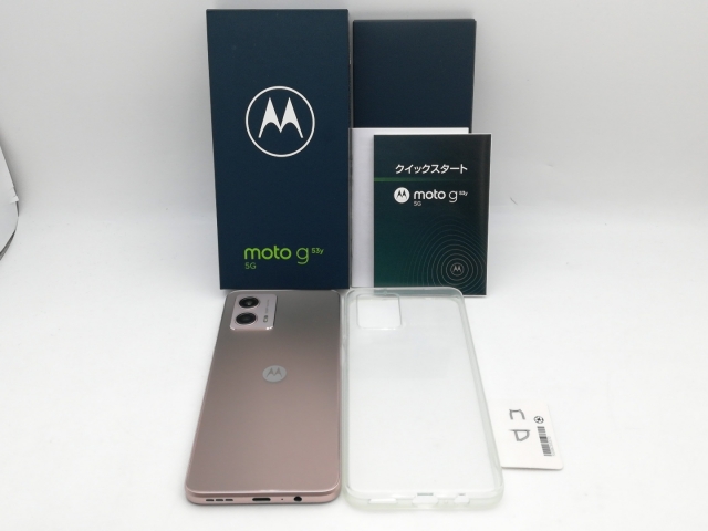 【中古】MOTOROLA ymobile 【SIMフリー】 moto g53y 5G ペールピンク 4GB 128GB A301MO【中野】保証期間１ヶ月【ランクB】_9