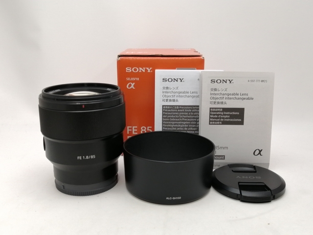 中古】SONY FE 85mm F1.8 (SEL85F18) (SONY Eマウント(FE))【新宿2