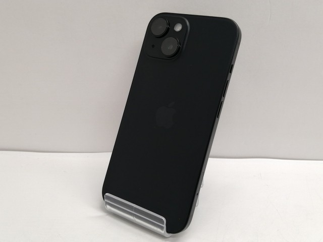【中古】Apple docomo 【SIMフリー】 iPhone 15 128GB ブラック MTMH3J/A【仙台イービーンズ】保証期間１ヶ月【ランクA】
