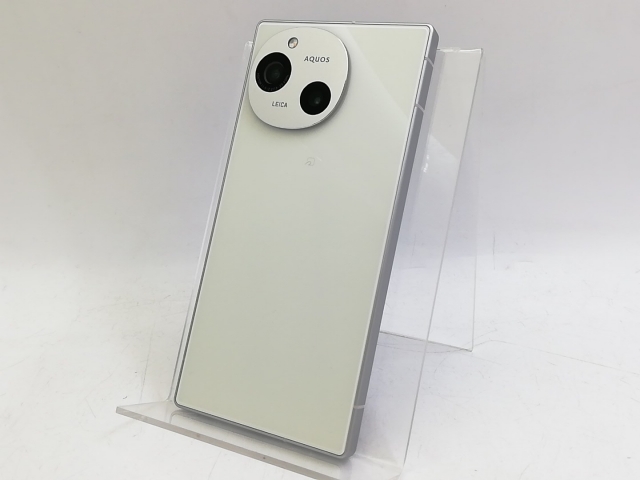 中古】SHARP SoftBank 【SIMフリー】 AQUOS R9 ホワイト 12GB 256GB 