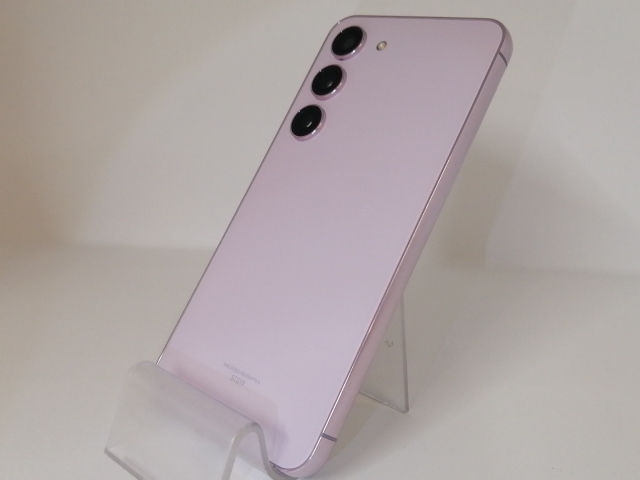 中古】SAMSUNG au 【SIMフリー】 Galaxy S23 ラベンダー 8GB 256GB 
