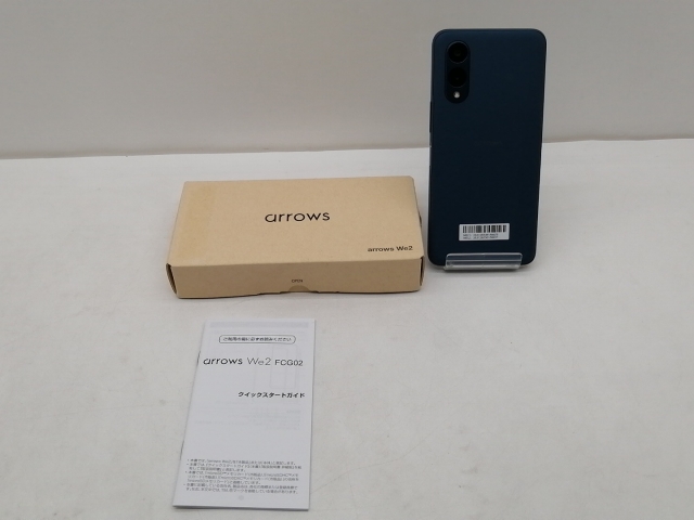 【中古】FCNT au 【SIMフリー】 arrows We2 ネイビーグリーン 4GB 64GB FCG02【仙台イービーンズ】保証期間１ヶ月【ランクA】_2