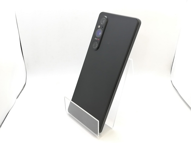中古】SONY au 【SIMフリー】 Xperia 1 V ブラック 12GB 256GB SOG10 