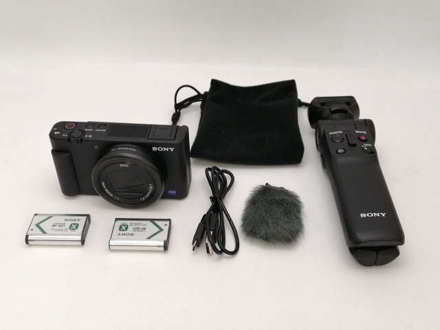 【中古】SONY VLOGCAM ZV-1G シューティンググリップキット【新宿2】保証期間１ヶ月【ランクA】の通販は