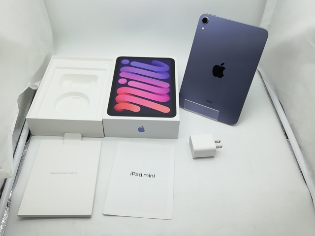 【中古】Apple 【Wi-Fi】 iPad mini（第6世代/2021） 64GB パープル MK7R3J/A【柏】保証期間１ヶ月【ランクB】