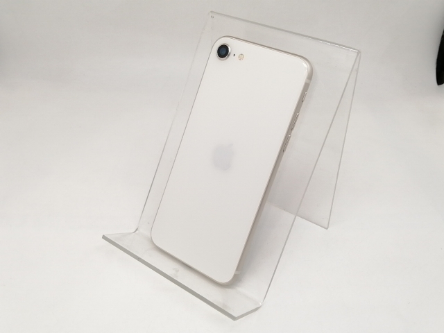 【中古】Apple au 【SIMフリー】 iPhone SE（第3世代） 64GB スターライト MMYD3J/A【日本橋3】保証期間１ヶ月【ランクA】