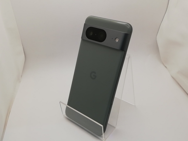 【中古】Google au 【SIMフリー】 Pixel 8 ヘイゼル 8GB 128GB GZPF0【秋葉3号】保証期間１ヶ月【ランクB】