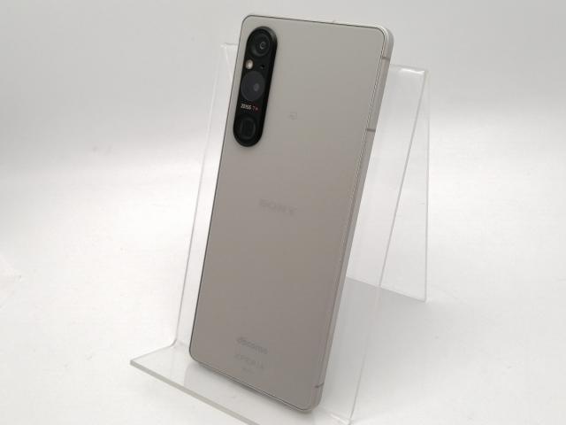 中古】SONY docomo 【SIMフリー】 Xperia 1 V プラチナシルバー 12GB 
