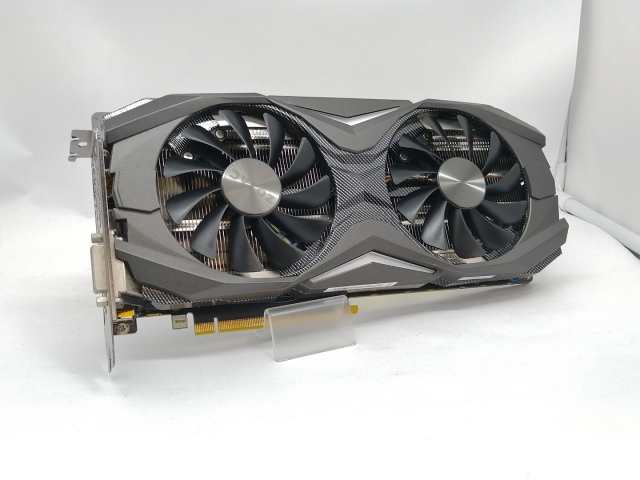 【中古】ZOTAC GeForce GTX 1070 AMP Edition(ZT-P10700C-10P) GTX1070/8GB(GDDR5)/PCI-E【新宿】保証期間１週間