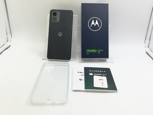 【中古】MOTOROLA ymobile 【SIMフリー】 moto g53y 5G インクブラック 4GB 128GB A301MO【大宮東口】保証期間１ヶ月【ランクA】_7