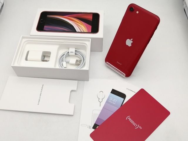 【中古】Apple au 【SIMロック解除済み】 iPhone SE（第2世代） 128GB (PRODUCT)RED MXD22J/A【なんば】保証期間１ヶ月【ランクB】_6