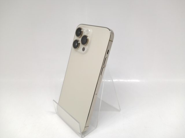 【中古】Apple SoftBank 【SIMフリー】 iPhone 14 Pro Max 256GB ゴールド MQ9D3J/A【川崎】保証期間１ヶ月【ランクA】