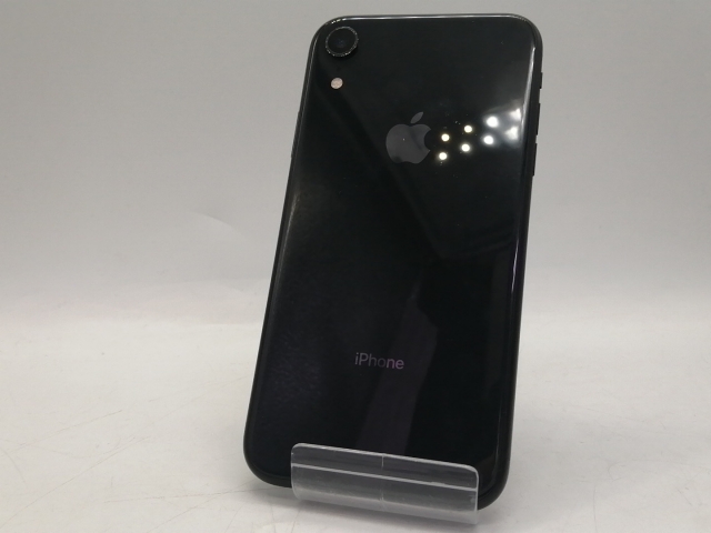 【中古】Apple docomo 【SIMロック解除済み】 iPhone XR 256GB ブラック MT0V2J/A【大須アメ横】保証期間１ヶ月【ランクC】