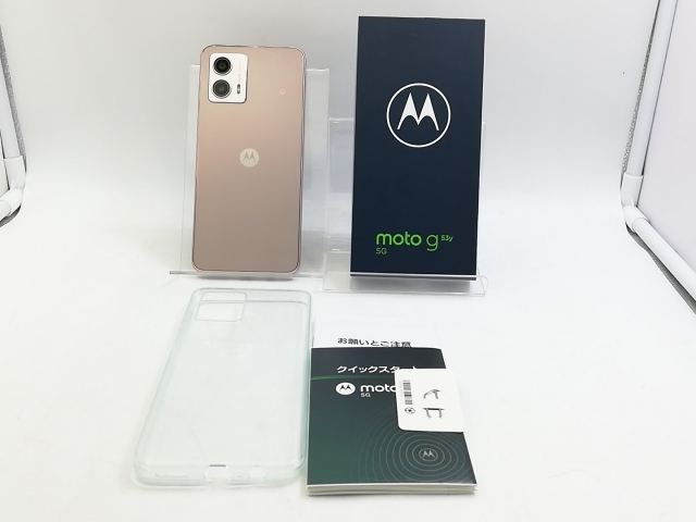【中古】MOTOROLA ymobile 【SIMフリー】 moto g53y 5G ペールピンク 4GB 128GB A301MO【大宮東口】保証期間１ヶ月【ランクA】_7