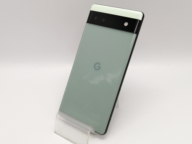 【中古】Google au 【SIM無償性】 Pixel 6a サルヴィア 6GB 128GB GB17L【大須アメ横】言いはなつ継続期間１ヶ月【位置づけるB】