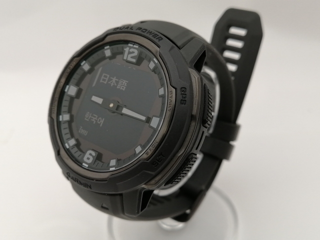 中古】Garmin Instinct Crossover Dual Power 010-02730-41 Graphite