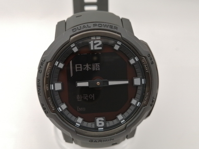 【中古】Garmin Instinct Crossover Dual Power 010-02730-41 Graphite【神保町】保証期間１ヶ月【ランクB】_1
