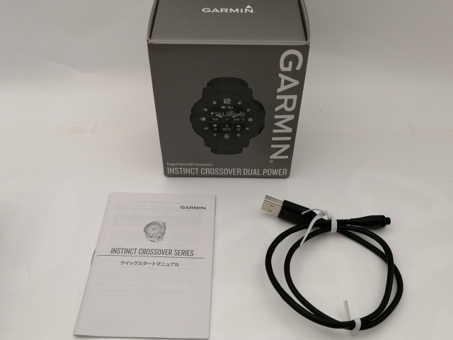 【中古】Garmin Instinct Crossover Dual Power 010-02730-41 Graphite【神保町】保証期間１ヶ月【ランクB】_9