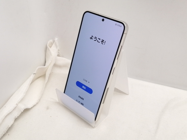 中古】SAMSUNG au 【SIMフリー】 Galaxy S23 クリーム 8GB 256GB SCG19
