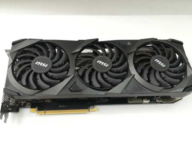 【中古】MSI GeForce RTX 3090 VENTUS 3X 24G OC RTX3090/24GB(GDDR6X)/PCI-E【神戸】保証期間１週間