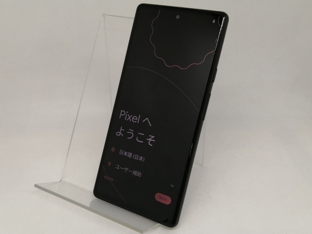 【中古】Google au 【SIM無償性】 Pixel 6 ストーミーブラック 8GB 128GB GR1YH【日本橋3】言いはなつ継続期間１ヶ月【位置づけるB】