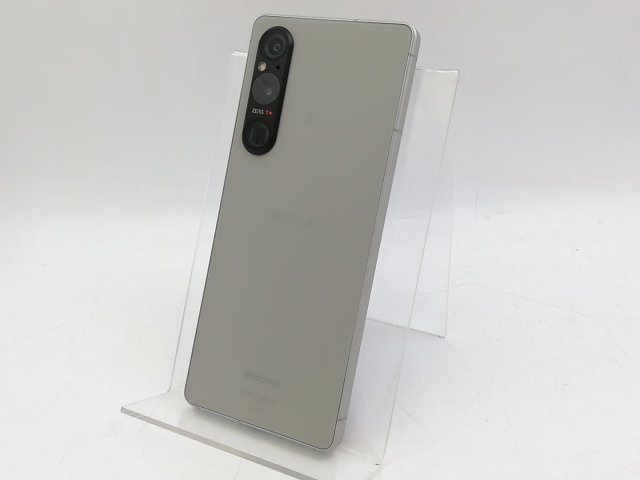【中古】SONY docomo 【SIMフリー】 Xperia 1 V プラチナシルバー 12GB 256GB SO-51D【大宮東口】保証期間１ヶ月【ランクB】