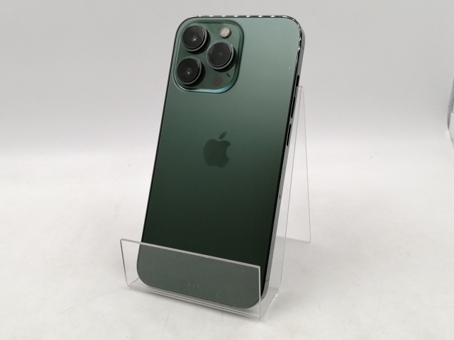 【中古】Apple 国内版 【SIMフリー】 iPhone 13 Pro 512GB アルパイングリーン MNE03J/A【千葉】保証期間１ヶ月【ランクB】