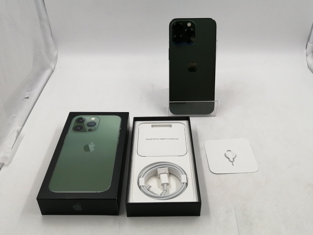 【中古】Apple 国内版 【SIMフリー】 iPhone 13 Pro 512GB アルパイングリーン MNE03J/A【千葉】保証期間１ヶ月【ランクB】_7