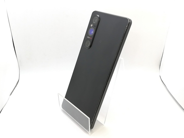 【中古】SONY au 【SIMフリー】 Xperia 1 V ブラック 12GB 256GB SOG10【熊本】保証期間１ヶ月【ランクB】
