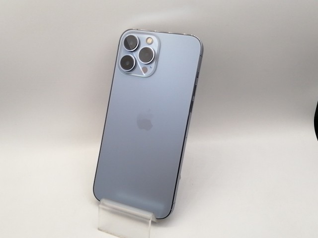 【中古】Apple au 【SIMフリー】 iPhone 13 Pro Max 256GB シエラブルー MLJD3J/A【秋葉本店】保証期間１ヶ月【ランクB】