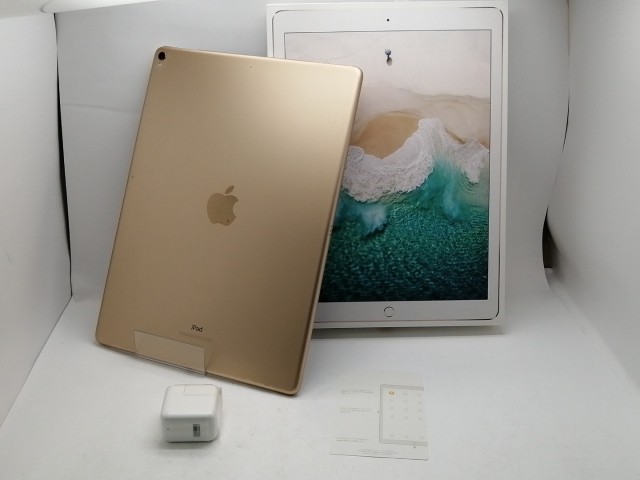 【中古】Apple iPad Pro 12.9インチ（第2世代） Wi-Fiモデル 256GB ゴールド MP6J2J/A【秋葉5号】保証期間１ヶ月【ランクC】