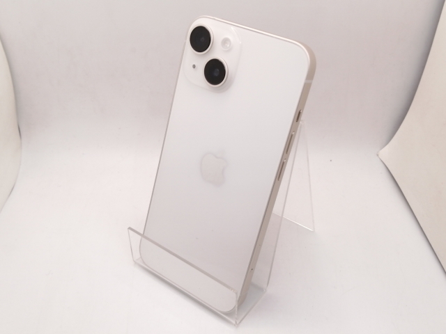 【中古】Apple docomo 【SIMフリー】 iPhone 14 128GB スターライト MPUQ3J/A【三宮駅前】保証期間１ヶ月【ランクA】