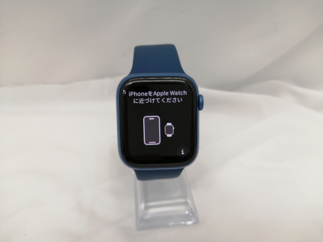 【中古】Apple Apple Watch Series7 45mm GPS ブルーアルミ/スポーツバンド アビスブルー【戸塚】保証期間１ヶ月【ランクC】