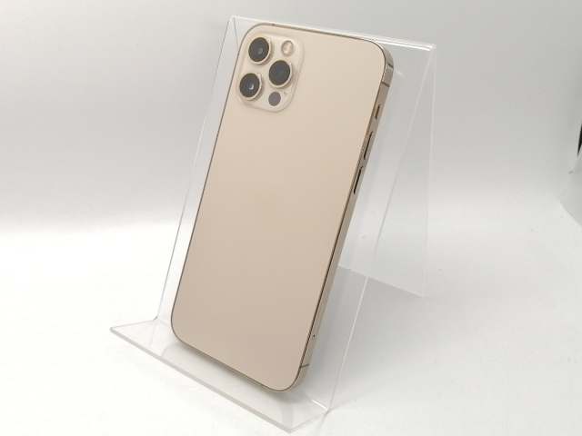 【中古】Apple docomo 【SIMロック解除済み】 iPhone 12 Pro 256GB ゴールド MGMC3J/A【高崎モントレー】保証期間１ヶ月【ランクB】