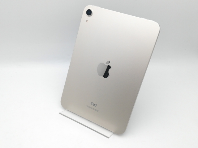【中古】Apple 【Wi-Fi】 iPad mini（第6世代/2021） 64GB スターライト MK7P3J/A【ECセンター】保証期間１ヶ月【ランクB】