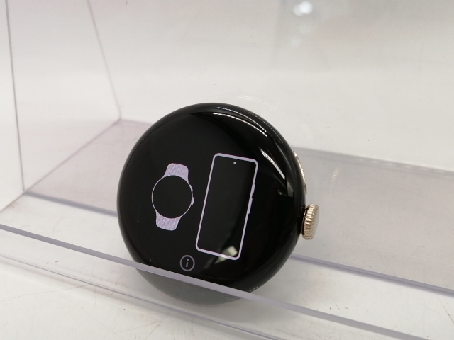 【中古】Google Pixel Watch2 Bluetooth/Wi-Fiモデル ChampagneGoldアルミケース/Hazelアクティブバンド【秋葉本店】保証期間１ヶ月【ランクB】