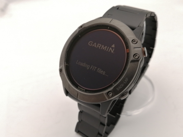 【中古】Garmin fenix 6X Pro Dual Power - Ti Black DLC Titanium band 010-02157-5D【神保町】保証期間１ヶ月【ランクA】