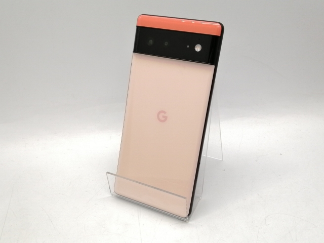 中古】Google au 【SIMフリー】 Pixel 6 カインダコーラル 8GB 128GB 