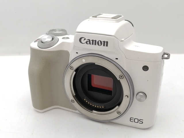 【中古】Canon EOS Kiss M 上半身 白いこと【新宿2】言いはなつ継続期間１ヶ月【位置づけるB】