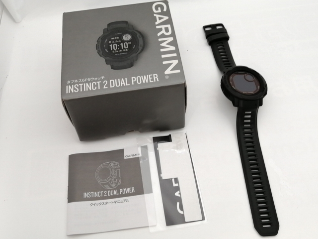 【中古】Garmin Instinct 2 Dual Power 010-02627-40 Graphite【神保町】保証期間１ヶ月【ランクB】_9