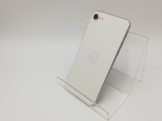 【中古】Apple 国内版 【SIMフリー】 iPhone SE（第3世代） 128GB スターライト MMYG3J/A【OSU301】保証期間１ヶ月【ランクB】