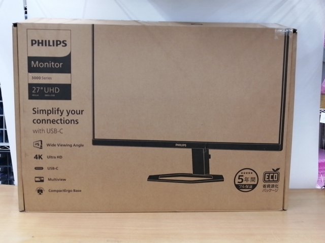 中古】PHILIPS 27E1N5900E/11 [27インチ/3840x2160/IPS/非光沢 中古】PHILIPS 27E1N5900E/11 [27インチ/3840x2160/IPS/非光沢