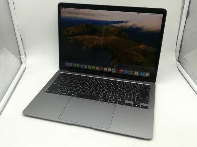 【中古】Apple MacBook Air 13インチ M1(CPU:8C/GPU:7C) 8GB/256GB スペースグレイ MGN63J/A (M1・2020)【広島】保証期間１ヶ月【ランクB