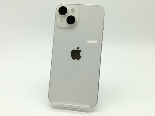 【中古】Apple ymobile 【SIMフリー】 iPhone 14 128GB スターライト MPUQ3J/A【広島】保証期間１ヶ月【ランクB】